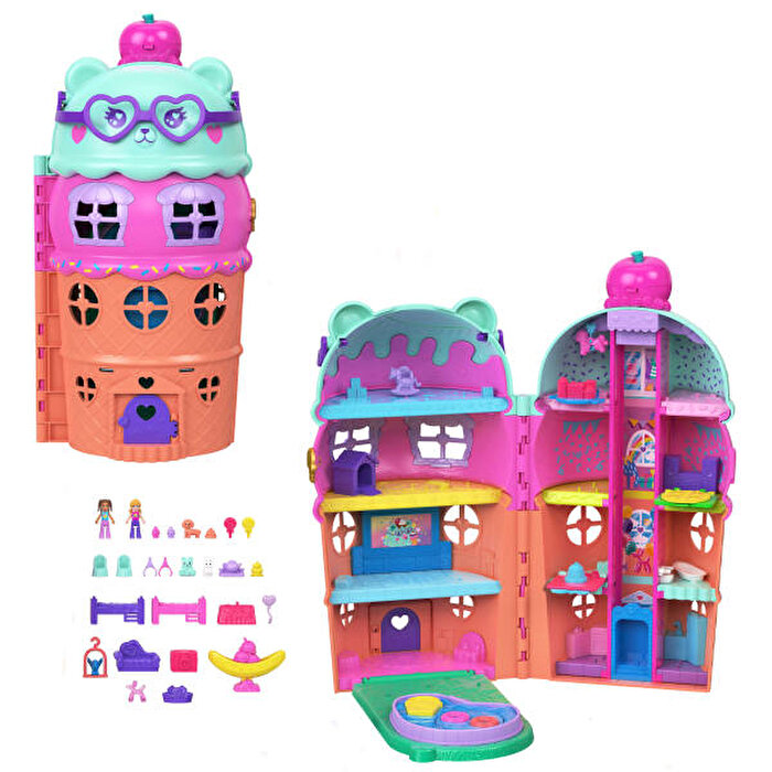 Polly Pocket Dondurma Evi Oyun Seti JFT91