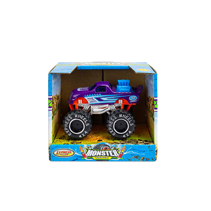 Express Wheels Monster Truck Araba Mor