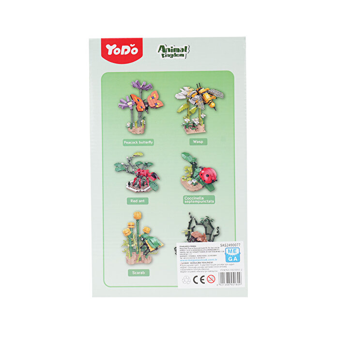 Mega Blok Çiçek ve Uğur Böceği 161 Parça