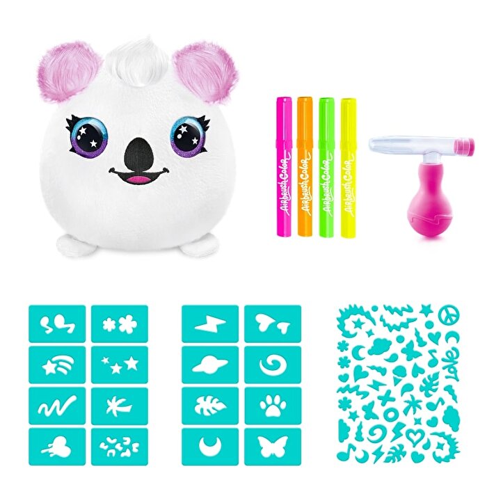 Airbrush Plush Squishy Peluş Neon Koala