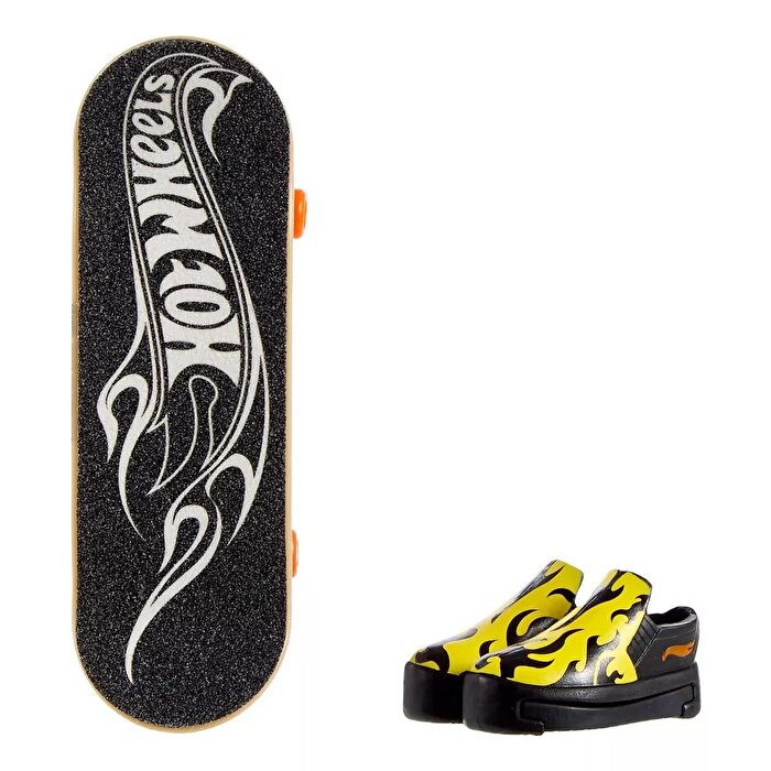Hot Wheels Skate Parmak Kaykay ve Ayakkabı Paketleri Flame Thrower HVJ84