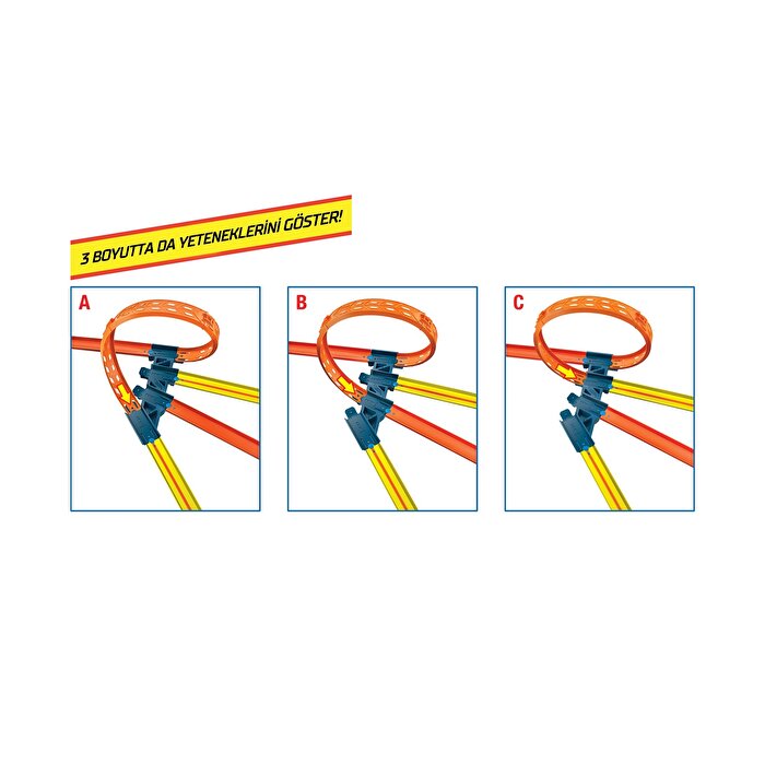 Hot Wheels Track Builder Unlimited Ayarlanabilir Çember Paketi GVG07