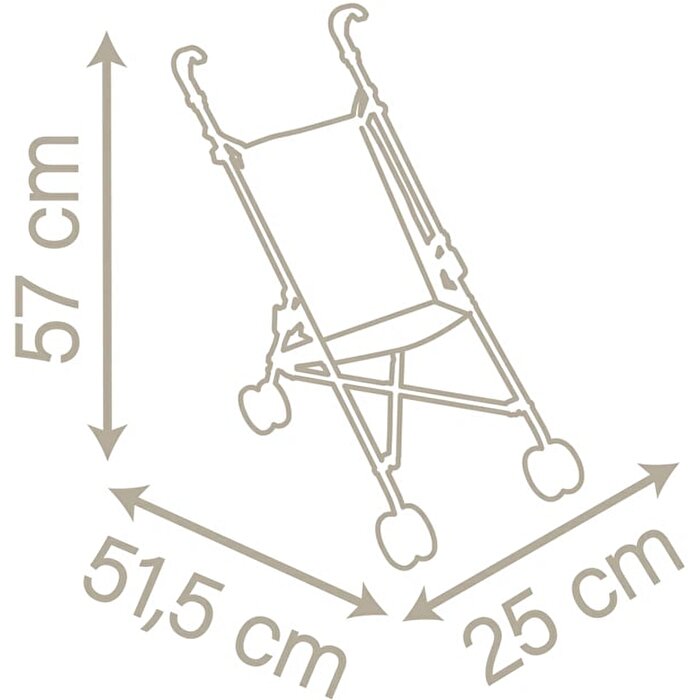 Smoby Baby Nurse Katlanabilir Oyuncak Bebek Arabası