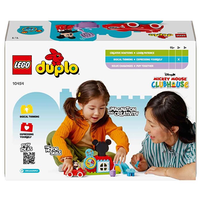LEGO Duplo Mickey Fare’nin Kulüp Evi ve Arabası 10454