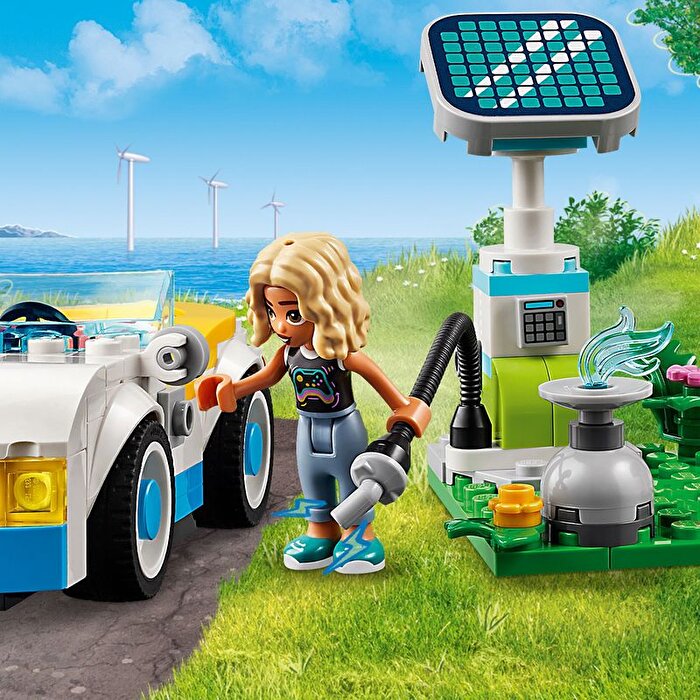 LEGO Friends Elektrikli Araba ve Şarj İstasyonu 42609