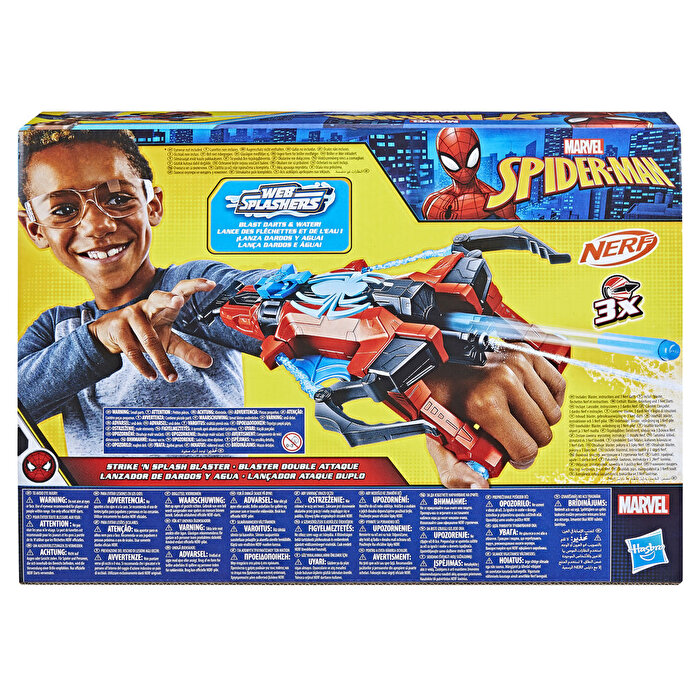 Nerf Spider Man Striken Splash Su ve Dart F rlat c