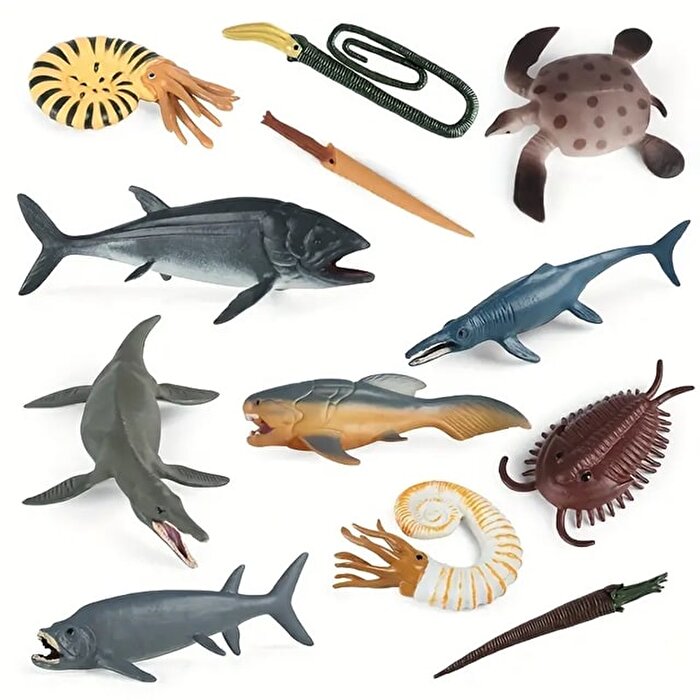 12 Parça Tüpte Deniz Hayvanları Seti