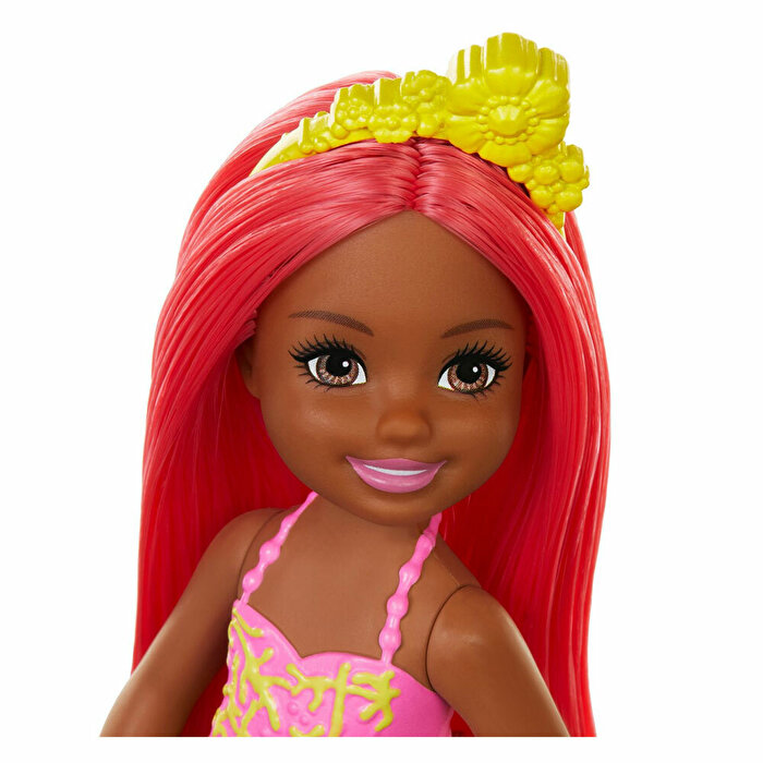 Barbie Dreamtopia Chelsea Denizkızı Bebekler Kırmızı GJJ87