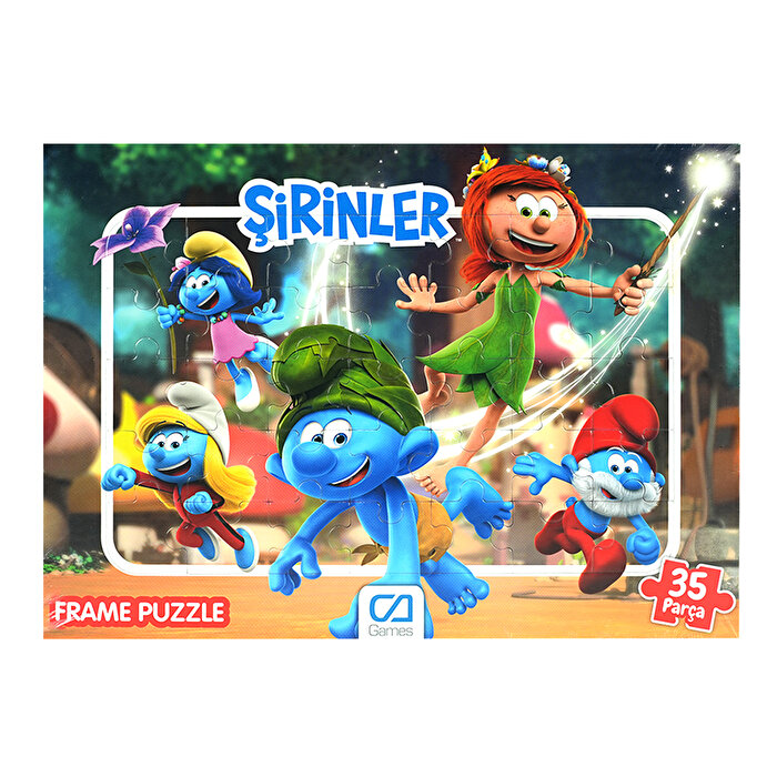 Şirinler Frame Puzzle 35 Parça