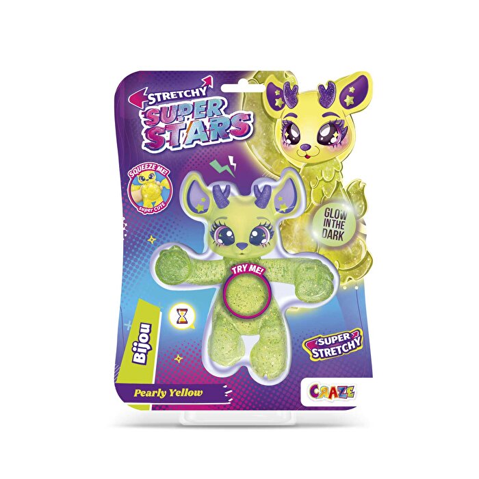 Superstars Pearly Yellow Bijou Stretchy Figür