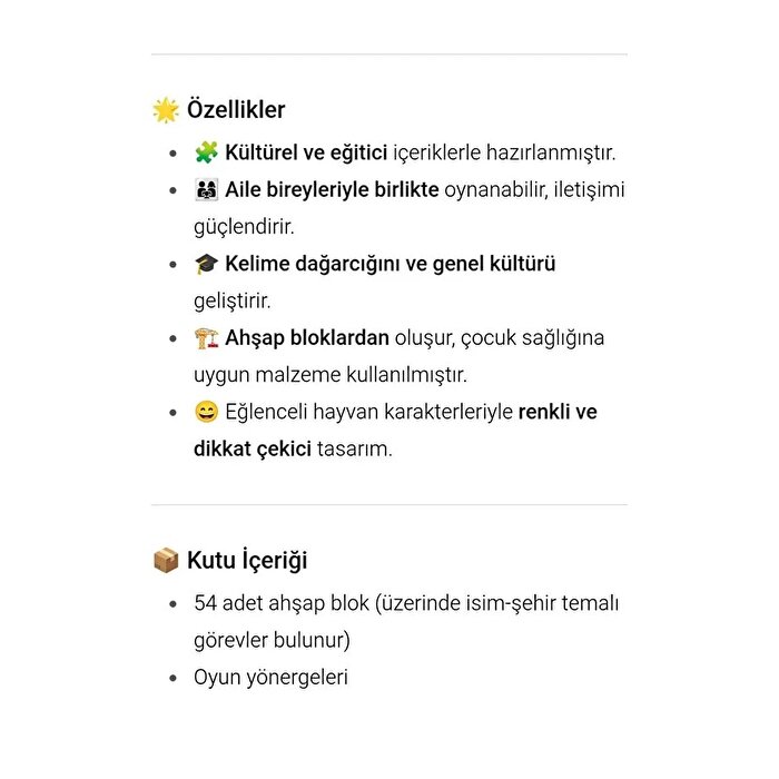 İsim Şehir Towers Denge Oyunu