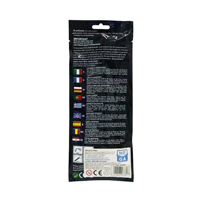 Parlayan Floresan Kalp Değnek