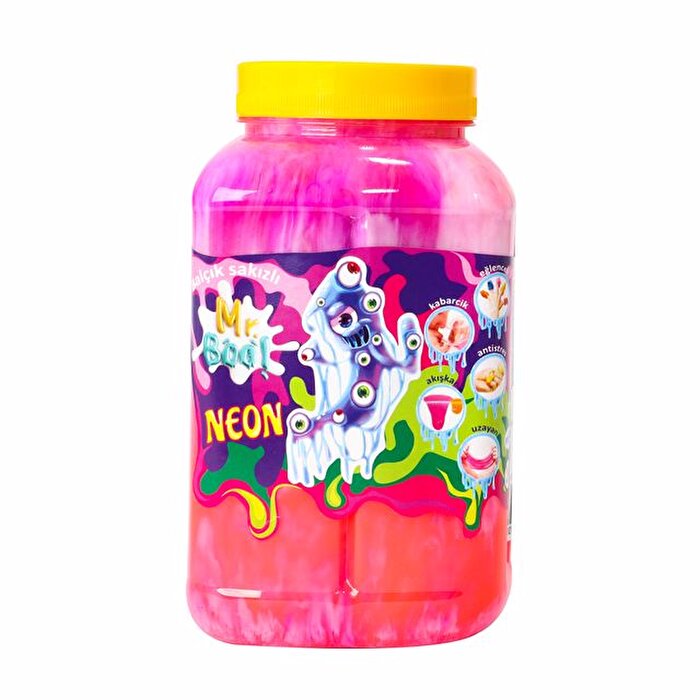 Mr. Boo Mega Neon Mor Pembe 1000 Gr