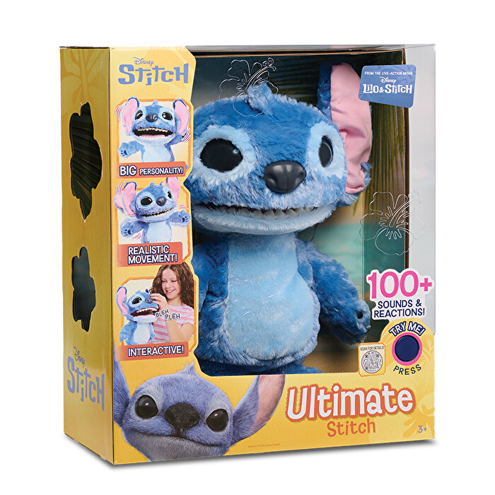 Sesli ve İnteraktif Disney Stitch Peluş 43 cm 12284