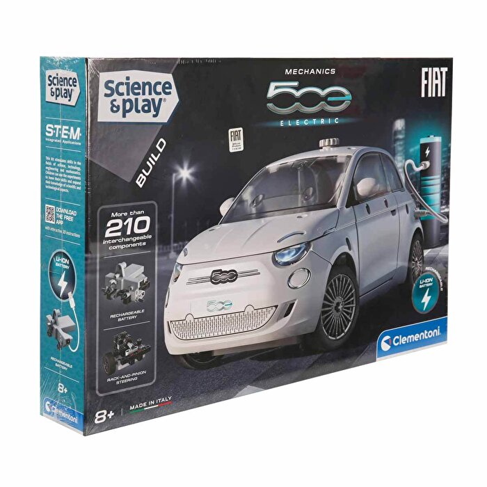 Clementoni Bilim ve Oyun: Mechanics FIAT 500 Elektrikli Araba