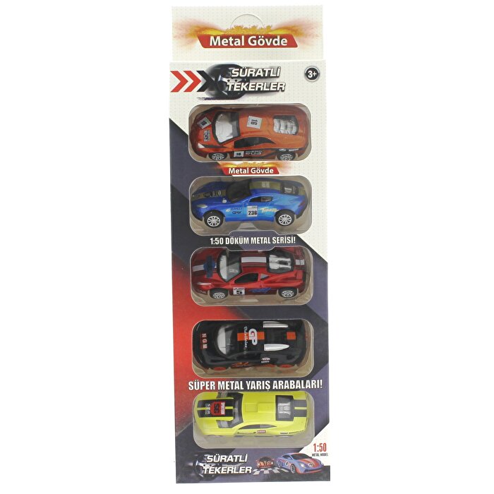 Die Cast 5'li Araba Seti