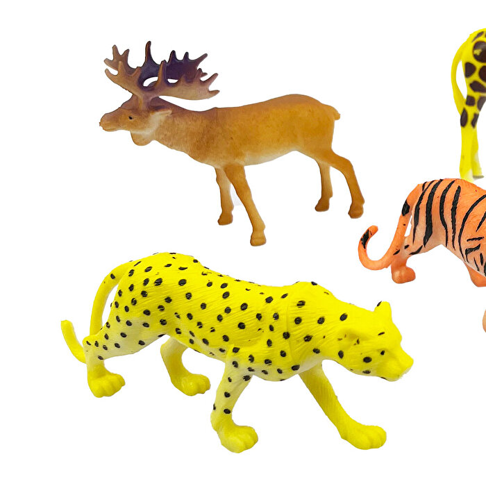 Poşette 6'lı Vahşi Hayvan Seti