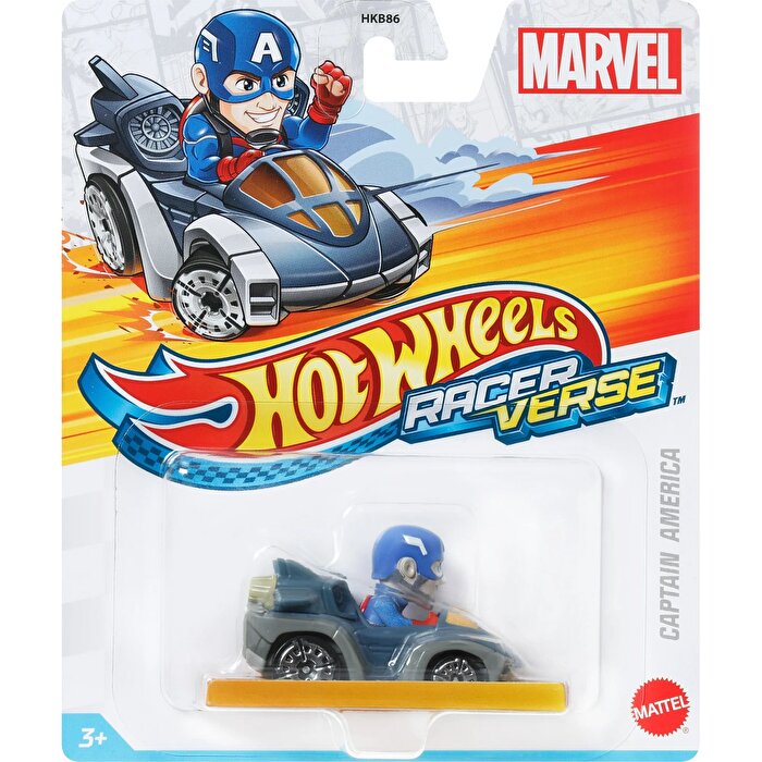 Hot Wheels RacerVerse Tekli Arabalar Captain America HKC09
