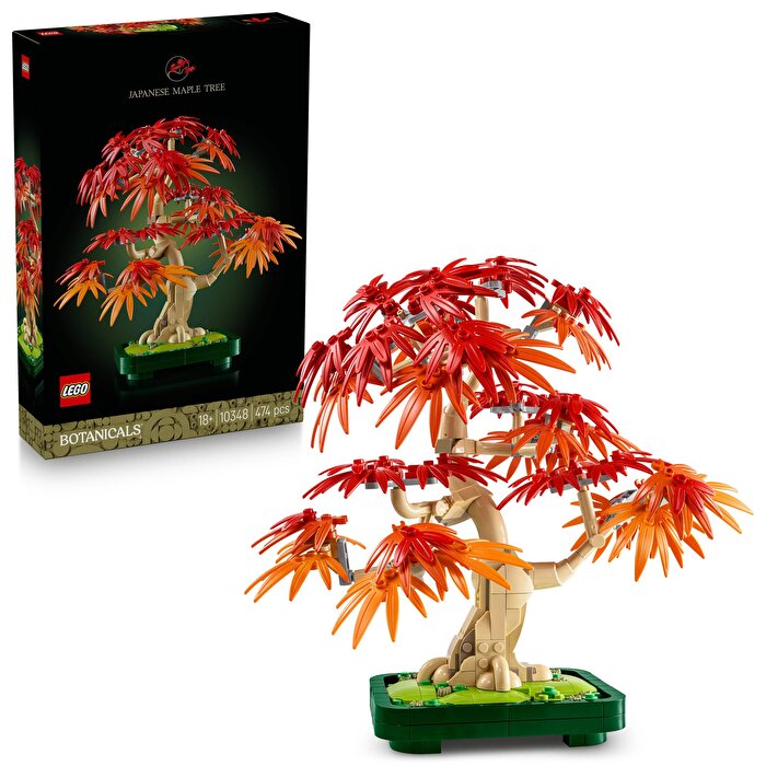 LEGO Botanicals Japon Kırmızı Akçaağaç Bonsai Ağacı 10348