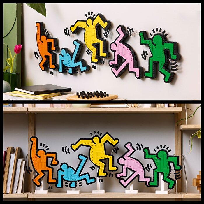 LEGO Art Keith Haring Dans Eden Figürler 31216