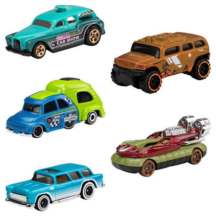 Hot Wheels Beşli Araba Seti HW Getaways JBJ77
