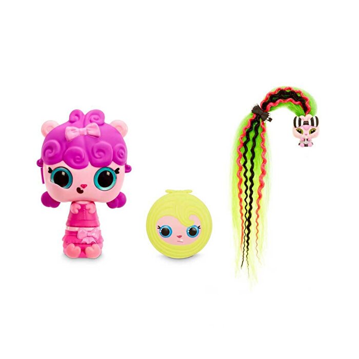 Pop Pop Sürpriz Saçlar 3'ü 1 Arada Mor Saçlı Yıldız Gözlüklü