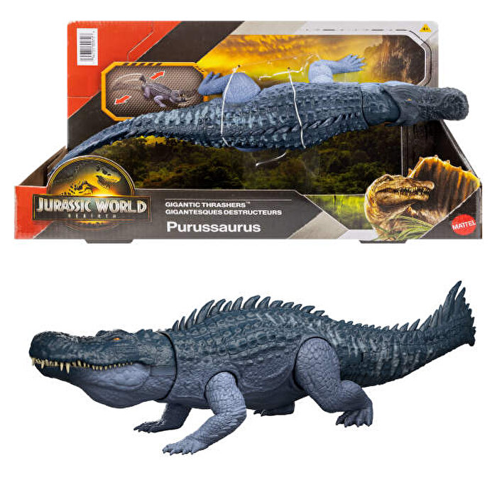 Jurassic World İz Sürücü Dinozor Figürü Purussaurus JGB94