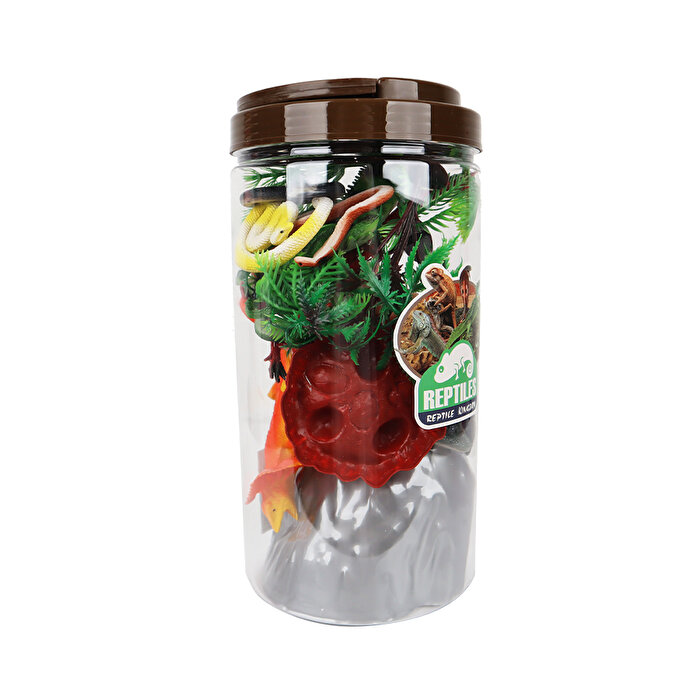 Sürüngen Hayvanları Tüpte 6'lı Hayvan Oyun Seti