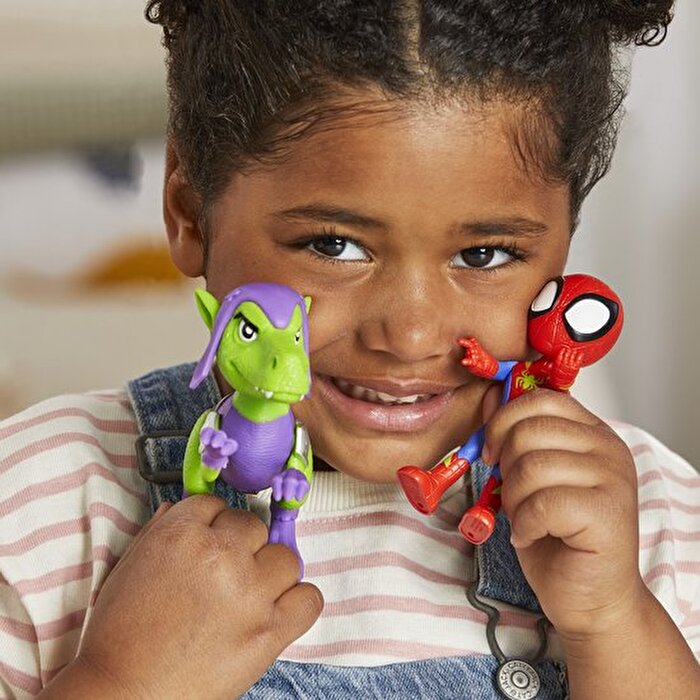 Spidey And His Amazing Friends Dino Webs Spidey & Goblin Raptor G0120