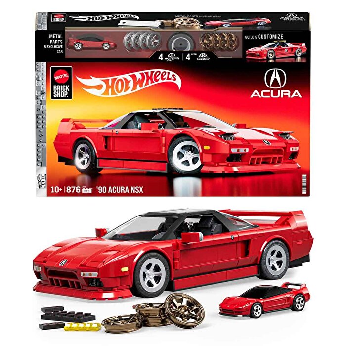 Hot Wheels Elite Serisi 90 Acura NSX Araba 876 Parça JFT17