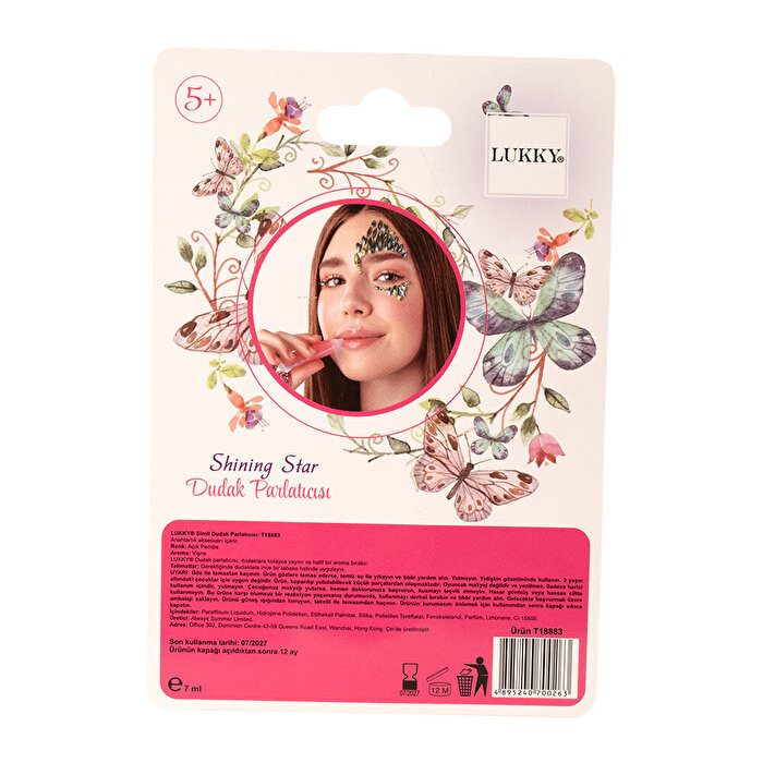 Lukky Simli Vişne Aromalı Dudak Parlatıcısı