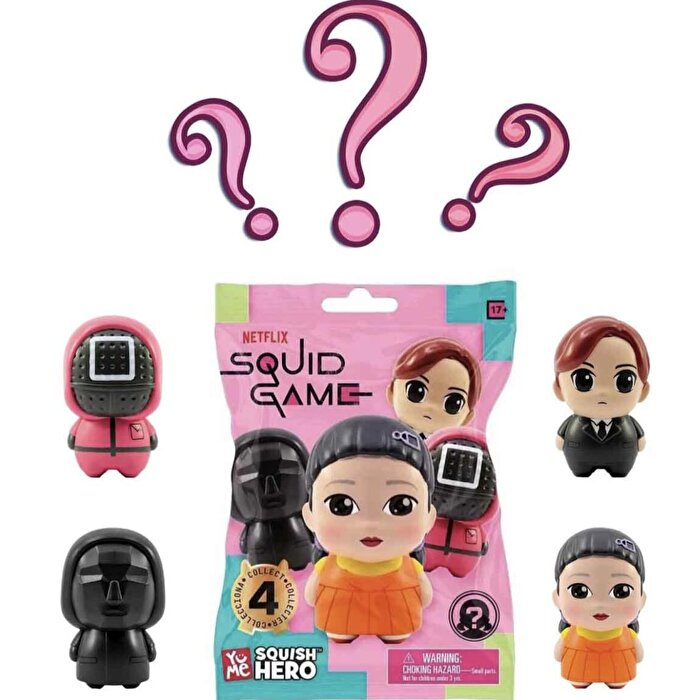 Squid Game Squish Hero Serisi Sürpriz Figür Paketi