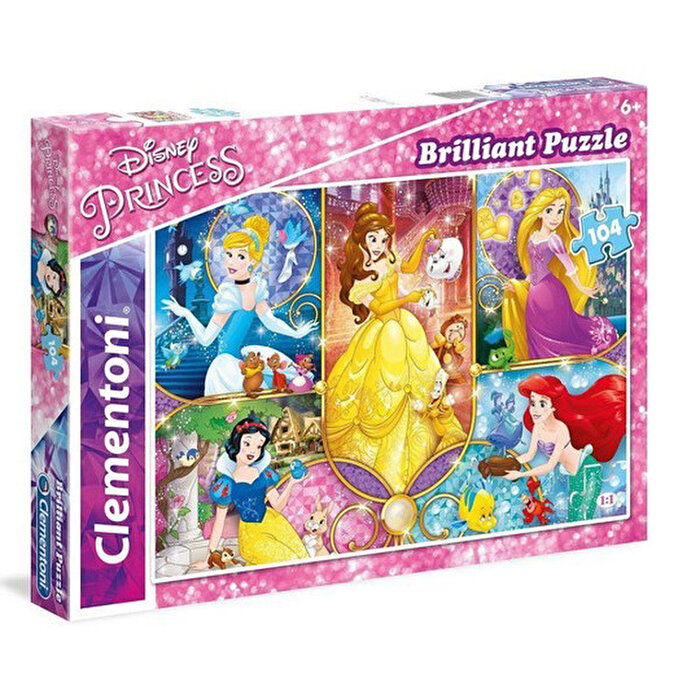 Clementoni 104 Parça Pırlanta Prenses Puzzle