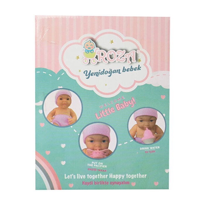 Roza Yeni Doğan Et Bebek 25 Cm