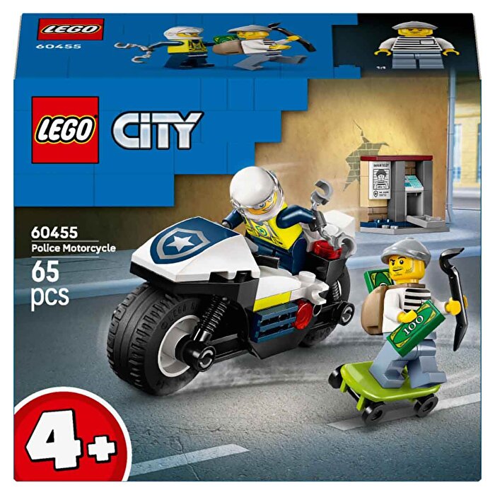 LEGO City Polis Macera 3’lü Özel Set Paket (Polis Araba + Polis Motosikletli Kovalamaca + Mini Formula Yarış Aracı)