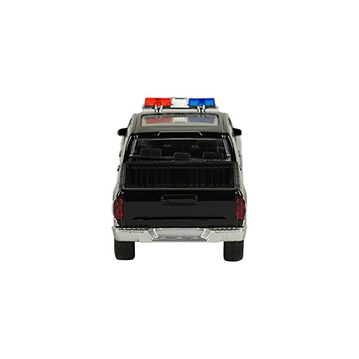 Sesli Işıklı Metal Çek Bırak Polis Arabası Siyah