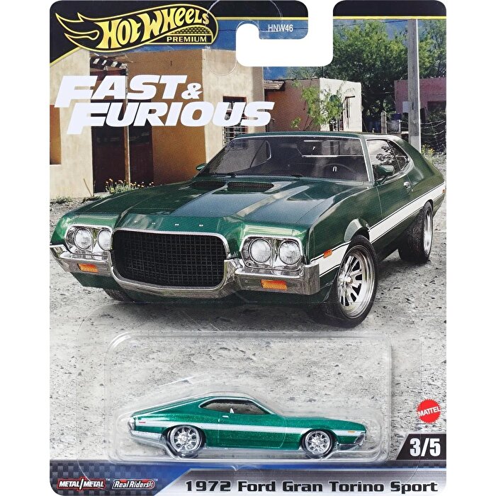 Hot Wheels Fast & Furious Premium Arabalar 1972 Ford Gran Torino Sport HYP72