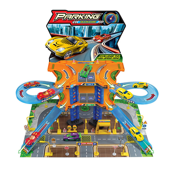 Express Wheels Üç Kademeli Hız Limitli Garaj Seti