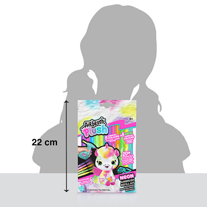 Airbrush Plush Neon Boyama Kalemi Yedeği