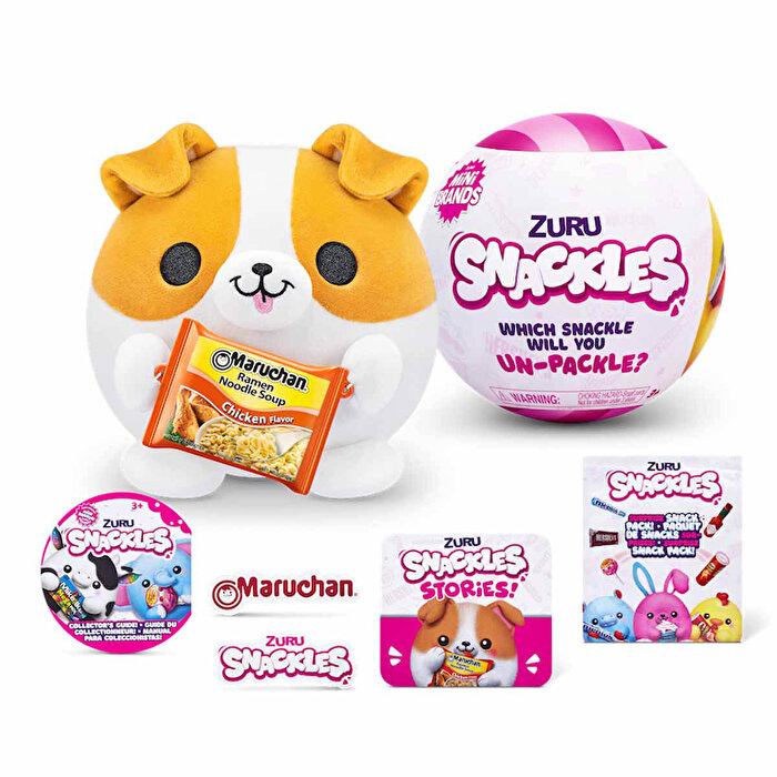 Snackles Aburcubur Sürpriz Peluş 12 cm