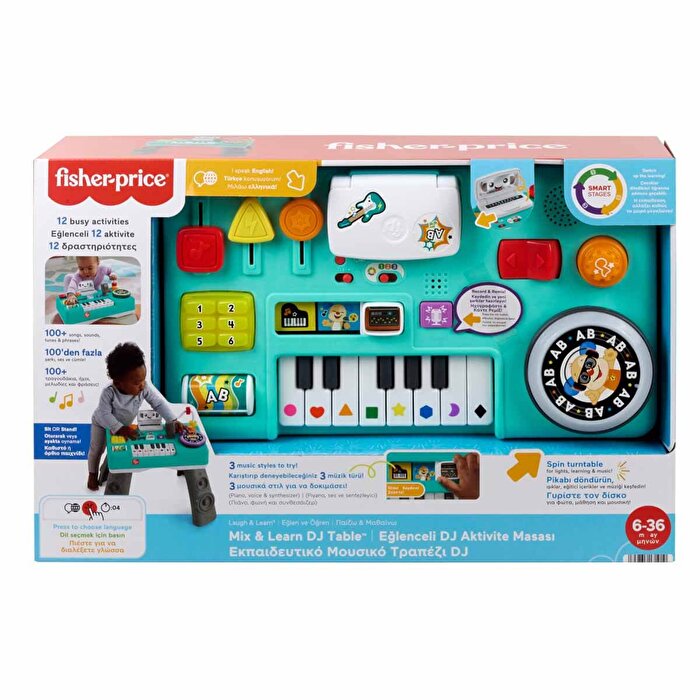 Fisher Price Eğlenceli DJ Aktivite Masası HRB61