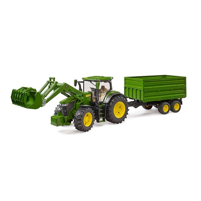Bruder John Deere 7R 350 Kepçeli Traktör ve Römork