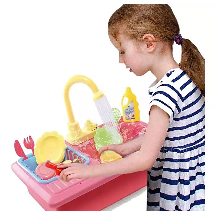 Pilli Mutfak Lavabo Oyun Seti 16 Parça