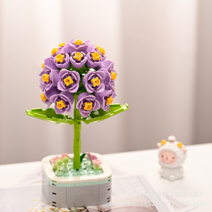 Saksıda Çiçek Yapım Seti Hyacinth