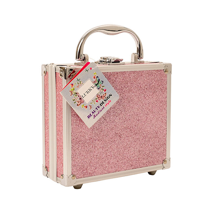 Lukky Parıltılı Kilitli Kutu Makyaj Seti