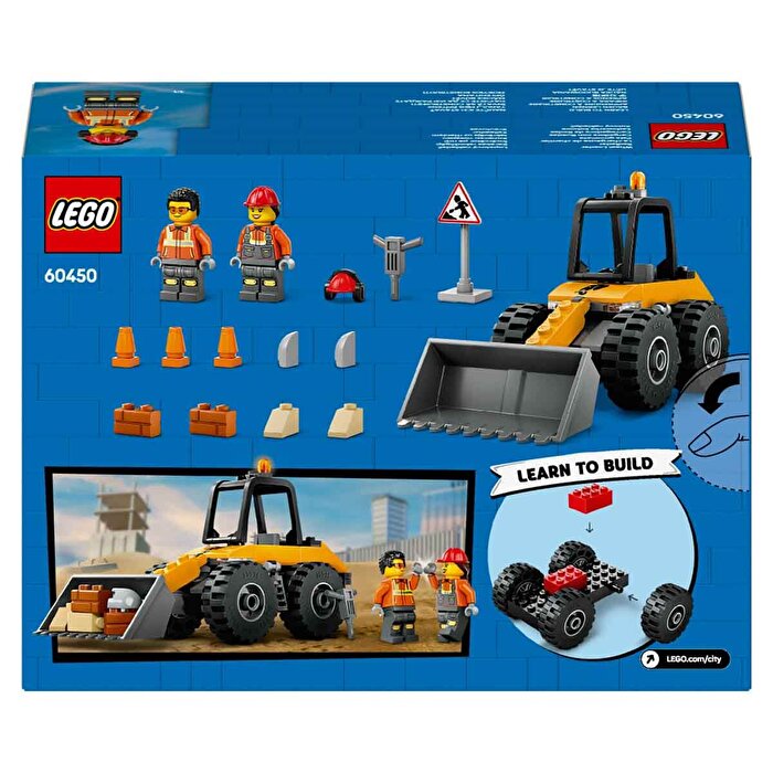 LEGO Sarı Tekerlekli İnşaat Yükleyicisi 60450