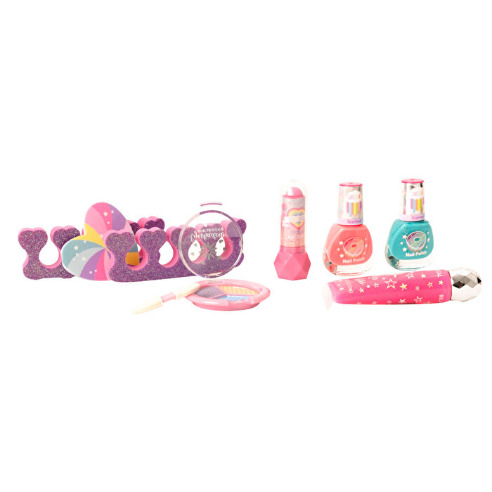 Hot Focus Rainbow Taşınabilir Kozmetik Seti