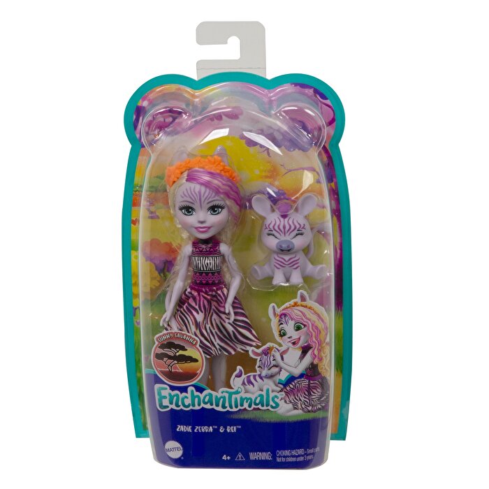 Enchantimals Popüler Karakter Bebekler Zadie Bebek ve Ref GTM27