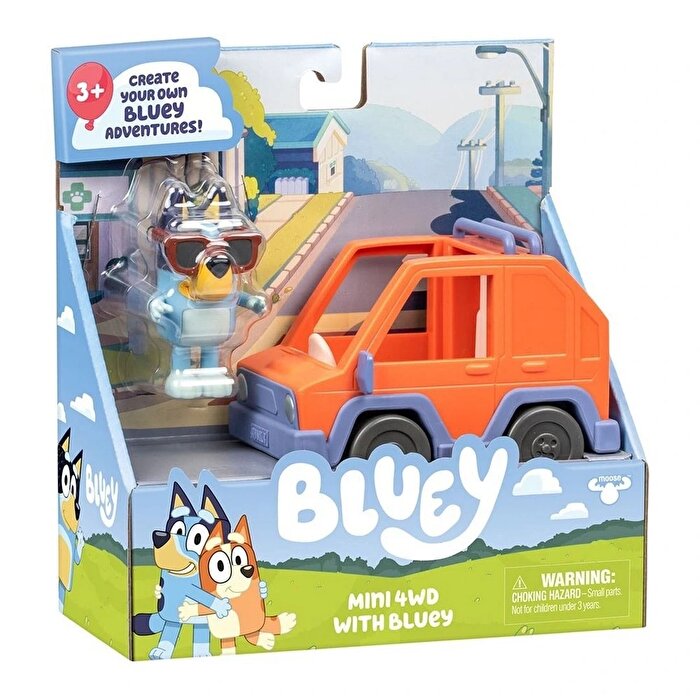 Bluey 4x4 Mini Araç ve Figür Seti