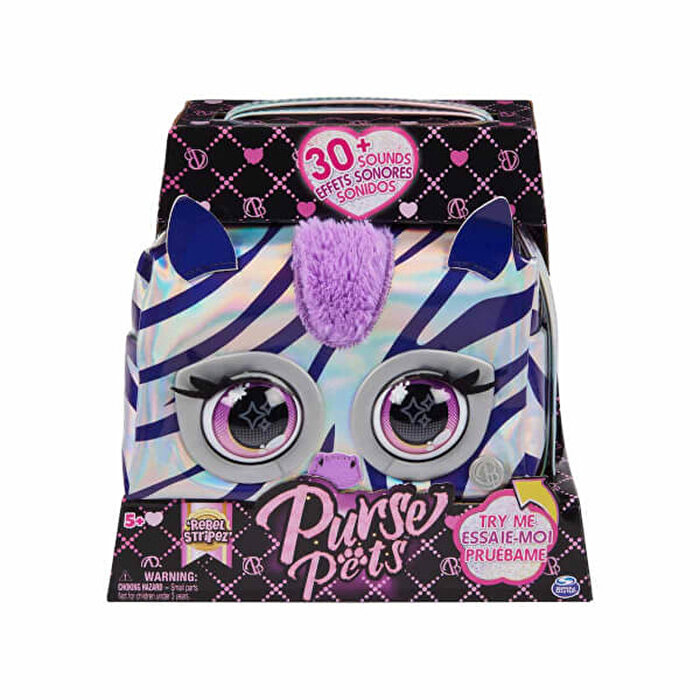 Purse Pets Metallic Çanta Rebel Stripez